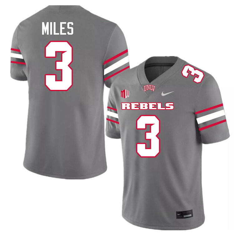 Cassidee Miles UNLV Jersey,UNLV Rebels Football Uniforms,Jerseys,Gears-Grey